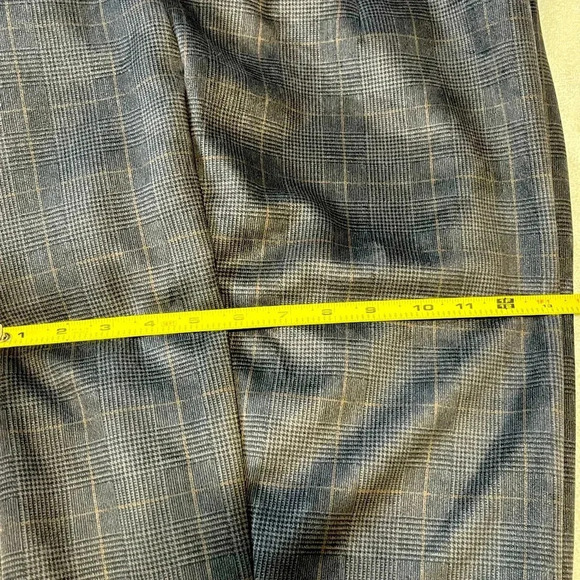 T Tahar plaid faux suede pants women plus size tummy control size 1X - Picture 12 of 17